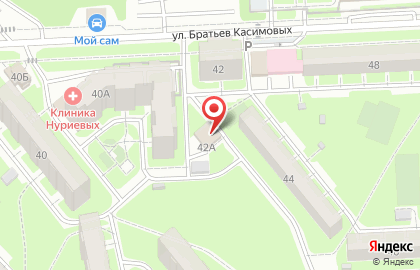 Пекарня Утренняя роса на улице Братьев Касимовых на карте