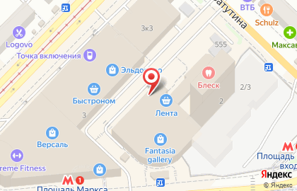 Центр расходных материалов для индустрии красоты Бьютиголик на площади Карла Маркса на карте