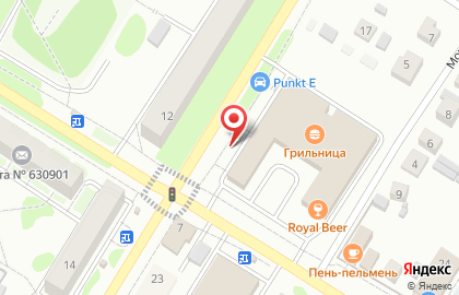 Калининский район Киоск по продаже фруктов и овощей на Магистралиной улице на карте