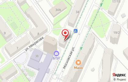Медицинский центр по алкоголизму и наркомании на Московской улице на карте