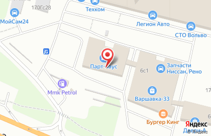 Магазин автокрасок автокрасок в Москве на карте