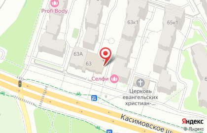 Школа-студия Валерия на Касимовском шоссе на карте