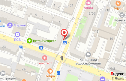 Салон Астра Оптика на Советской улице на карте
