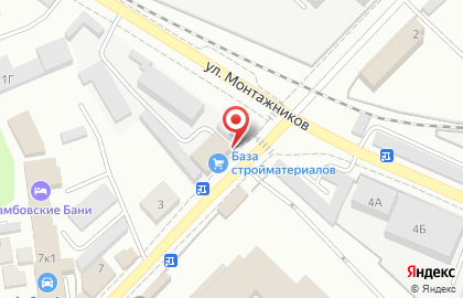 Продовольственный павильон на улице Чичканова на карте