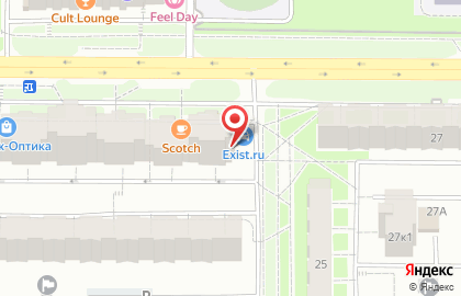 Продуктовый магазин на проспекте Максима Горького на карте