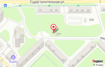 Продуктовый магазин в Калининграде на карте