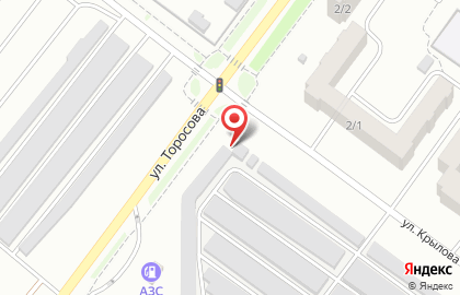 Магазин автозапчастей EUROбум на улице Торосова на карте