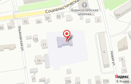 Детский сад №1 на Новой улице на карте
