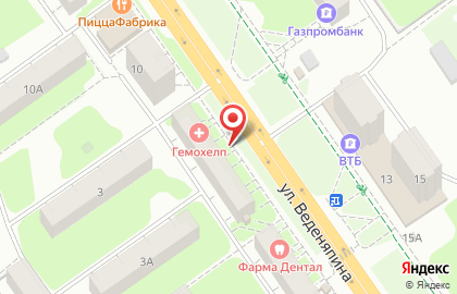 МегаФон на улице Веденяпина на карте