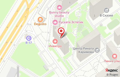 Медицинская компания Инвитро в Красногорске на карте