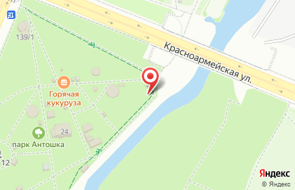 Старт на Красноармейской улице на карте