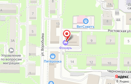 Гостиничный комплекс Фонарь в Куйбышевском районе на карте