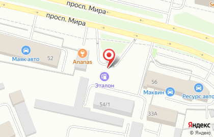 АЗС Эталон в Ханты-Мансийске на карте
