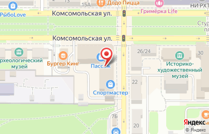 Пассаж в Новомосковске на карте