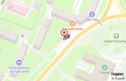 Киоск Паритет-С в Великом Новгороде на карте