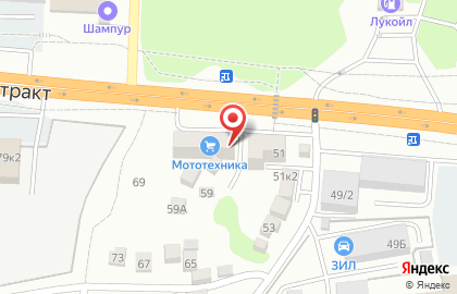 Торговая компания Мивас ТоргХим в Железнодорожном районе на карте