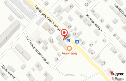 Автомойка самообслуживания на Новороссийской улице на карте