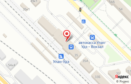 Железнодорожный вокзал Железнодорожный вокзал в Улан-Удэ на карте