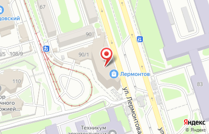 Ресторан быстрого питания Subway в Свердловском районе на карте