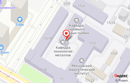 Национальный исследовательский университет МЭИ на Красноказарменной улице на карте