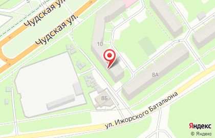 Псковское областное бюро судебно-медицинской экспертизы на карте