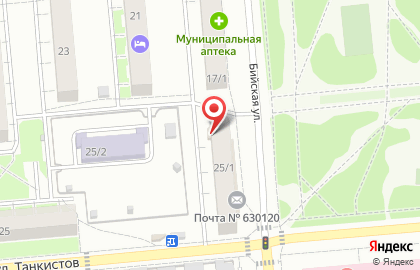 ОАО Банкомат, Уральский банк реконструкции и развития на Фасадной улице на карте