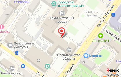 Департамент экономического развития Брянской области на карте