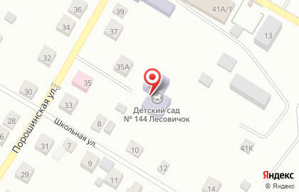 Детский сад №144 в Первомайском районе на карте