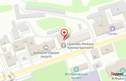 Приход во имя Святого Праведного Иоанна Кронштадтского на Красноармейской улице на карте