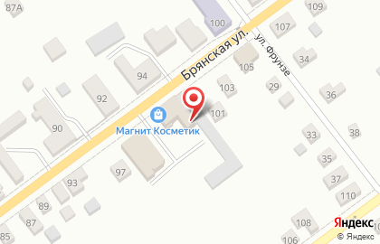 Магазин косметики и бытовой химии Магнит Косметик на Брянской улице на карте