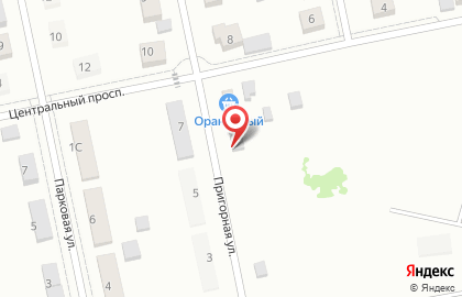 Оранжевый на карте