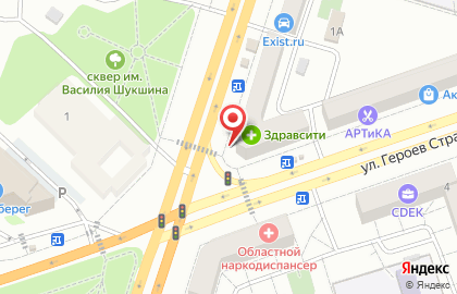 Аптека Будь Здоров в Воронеже на карте