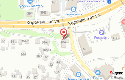 Магазин шашлыка и вин на Корочанской улице на карте