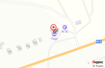 Придорожный комплекс Лада на карте