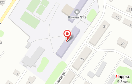 Средняя школа №2 с углубленным изучением отдельных предметов в Красноуфимске на карте