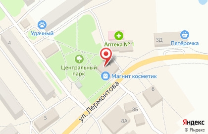 Магазин косметики и бытовой химии Магнит Косметик на улице Лермонтова, 5А на карте