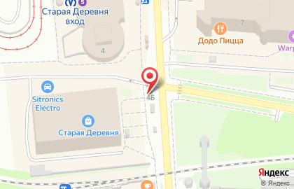 Магазин и киоск фастфудной продукции Ватрушка в Приморском районе на карте