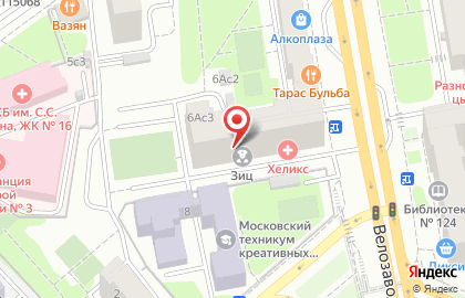 Главное управление МВД России по г. Москве Зональный информационный центр в Москве на карте