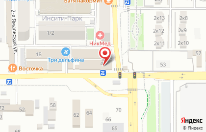 Салон связи МТС на улице им. Кирилла Россинского на карте