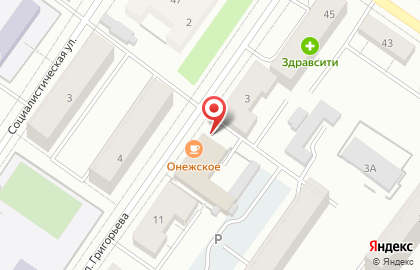 Киоск по продаже хлебобулочных изделий на улице Григорьева на карте