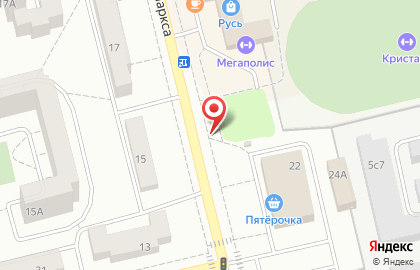 Киоск печатной продукции Союзпечать на улице Карла Маркса на карте
