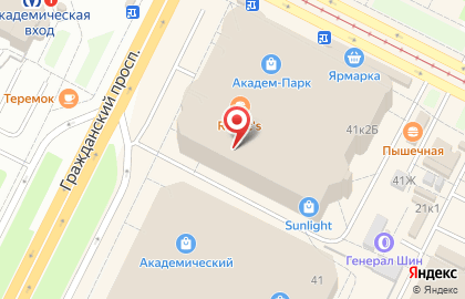 Зоомагазин Золотая рыбка в Санкт-Петербурге на карте