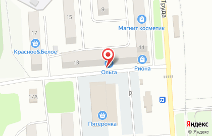 Магазин Пищеторг на улице Труда на карте