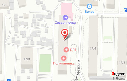 Департамент жилищных отношений Паспортно-регистрационное управление на улице Кузьмина на карте
