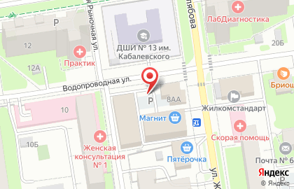 Магазин мясной продукции в Дзержинском районе на карте