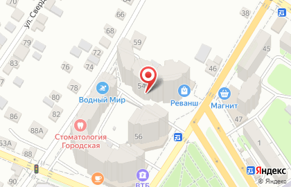 Служба доставки Сдэк на улице Максима Горького на карте