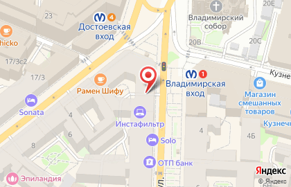 Микрокредитная компания 585 на Большой Московской улице на карте