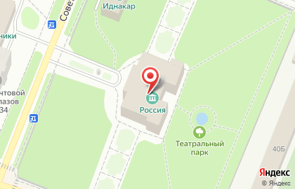 Россия, народный театр на карте