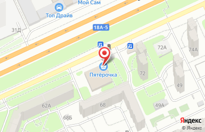 Супермаркет Покупочка в Дзержинском районе на карте
