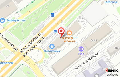 Спорт-клуб МетроFitness на Революционной улице на карте